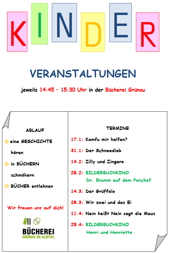 Kinderveranstaltungen