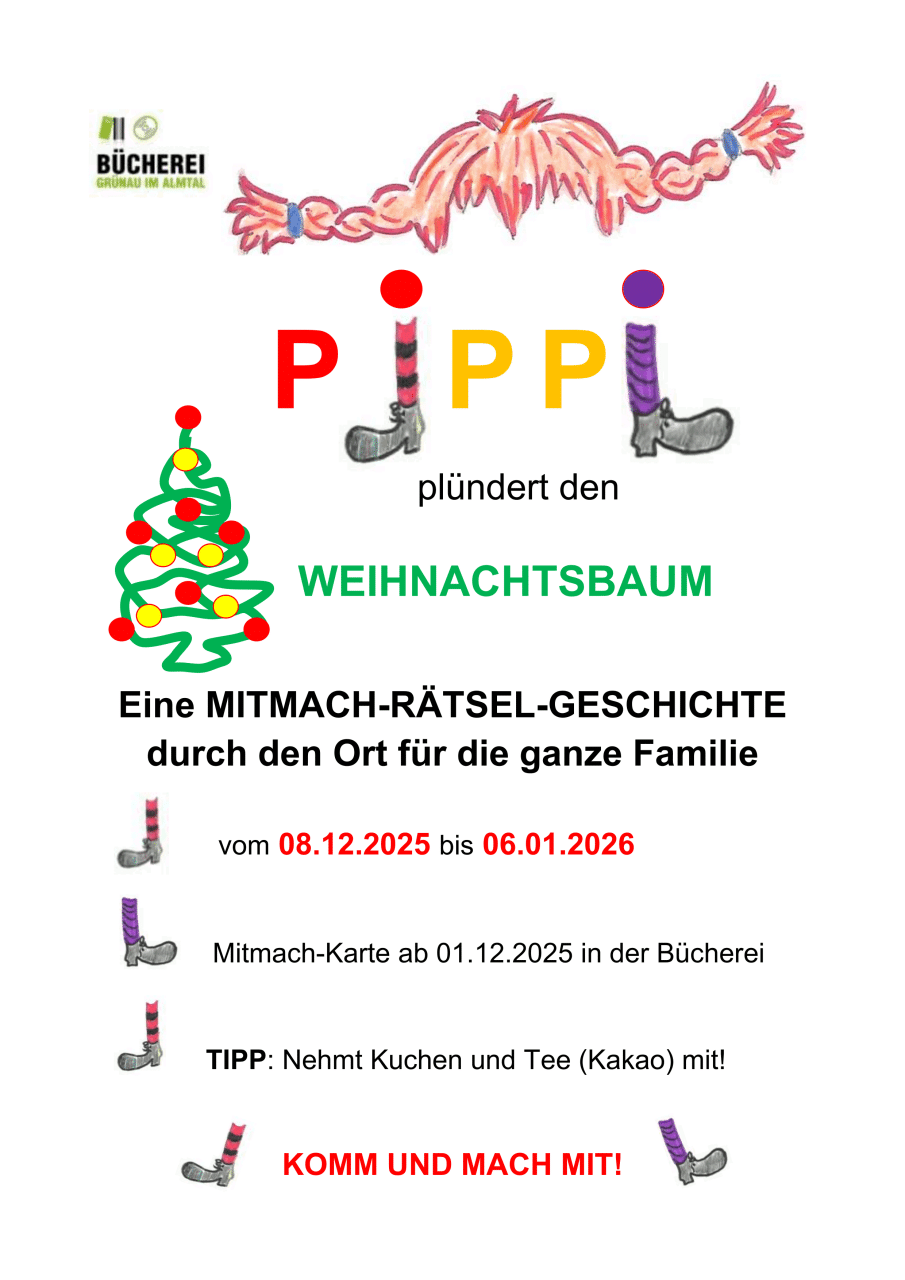 Pippi plündert den Weihnachtsbaum