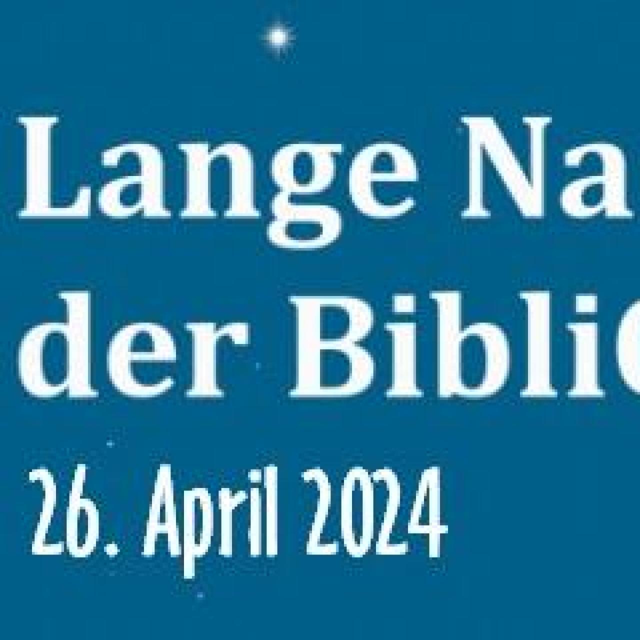 Lange Nacht der BibliOÖtheken am 26.04.2024